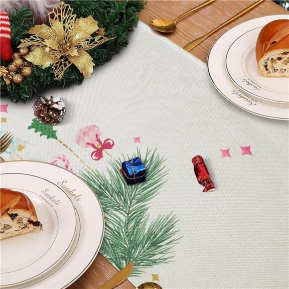 Christmas Nutcrackers Table Runner 13x72 Inch, Xmas Seasonal Winter Holiday - Picture 5 of 6